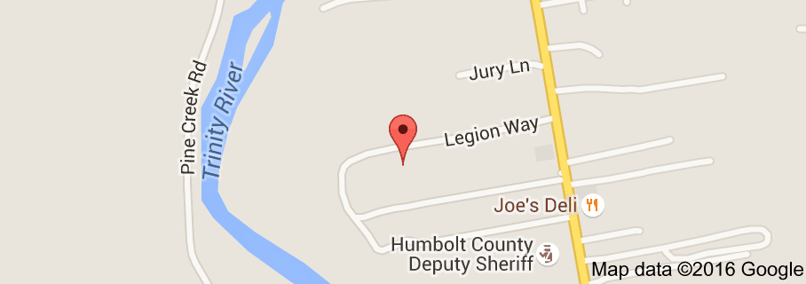 map of location of Legion Hall